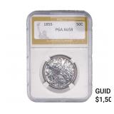 1855 Seated Liberty Half Dollar PGA MS58