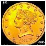 1852 $10 Gold Eagle UNCIRCULATED