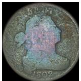 1802 Draped Bust Large Cent NICELY CIRCULATED