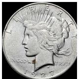 1927-D Silver Peace Dollar CLOSELY  UNCIRCULATED
