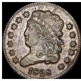 1828 Copper Half Cent CLOSELY UNCIRCULATED