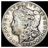1904-S Silver Morgan Dollar ABOUT  UNCIRCULATED