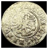 1500s-1600s Lithuria Silver Grosz CLOSELY UNCIRCUL