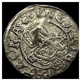 1540-1590 Hungary Madonna&Child Silver Denar CLOSE