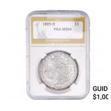 1889-O Morgan Silver Dollar PGA MS64