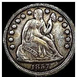 1857 Seated Liberty Dime HIGH GRADE