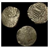 [3 Coins]Partihara 780-980 AD SIlver Drachm NEARL