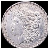 1891-CC Silver Morgan Dollar CHOICE AU