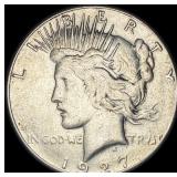 1927-S Silver Peace Dollar CLOSELY UNCIRCULATED