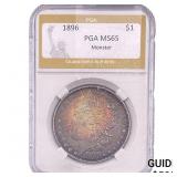 1896 Morgan Silver Dollar PGA MS65 Monster