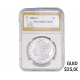1894-S Morgan Silver Dollar PGA MS63 DMPL