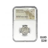 Roman Gallienus, AD 253-268 BI Dbl-Denarius NGC X