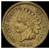 1862 Indian Head Cent CLOSELY UNCIRCULATED