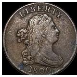 1800 Draped Bust Half Cent NICELY CIRCULATED