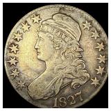 1827 Capped Bust Half Dollar NEARLY  UNCIRCULATED