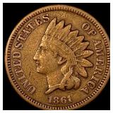1861 Indian Head Cent LIGHTLY CIRCULATED