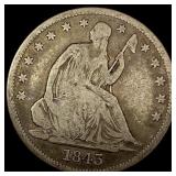 1843-O Silver Seated Liberty Half Dollar  NICELY
