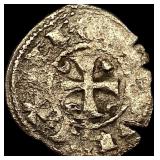 1248-1279 Portugal Alfonso III Silver Dinero NEARL