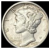 1920 Mercury Dime CHOICE AU