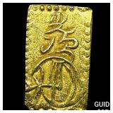 1868-1869 Japan .048oz Gold 2 Bu CLOSELY UNCIRCULA