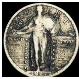 1917 Type 2 Standing Liberty Quarter NICELY  CIRC