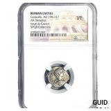 Roman Caracalla, AD 198-217 AR Denarius NGC VF