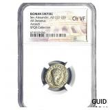 Roman Sev.Alexander, AD 222-235 AR Denarius NGC C