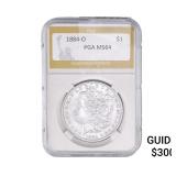 1884-O Morgan Silver Dollar PGA MS64