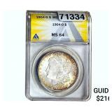 1904-O Morgan Silver Dollar ANACS MS64