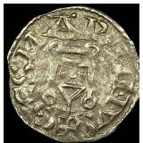 1150-1200 France Crusades St. Martin Silver Denier