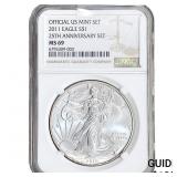 2011 Silver Eagle NGC MS69