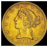 1900 Liberty Head Half Eagle $5 Gold UNCIRCULATED