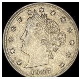 1907-S Liberty Head Nickel UNCIRCULATED