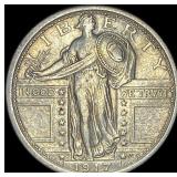 1917 Type 1 Standing Liberty Quarter CLOSELY  UNC