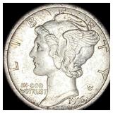 1916-S Silver Mercury Dime UNCIRCULATED