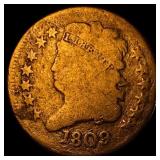 1809 Classic Head Half Cent NICELY CIRCULATED
