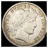 1898-O Silver Barber Dime HIGH GRADE