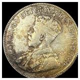 1919 Canada Silver 25 Cents LIGHTLY  CIRCULATED