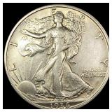 1936-S Silver Walking Liberty Half Dollar  CHOICE