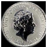 2022 Platinum 1 oz Britannia Â£100 SUPERB GEM BU