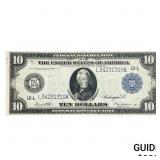 1914 $10 Federal Reserve Large Note Blue Seal