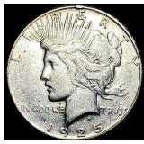 1925-S Silver Peace Dollar CLOSELY UNCIRCULATED