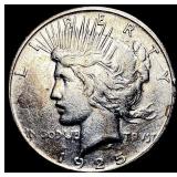 1925-S Silver Peace Dollar CLOSELY UNCIRCULATED