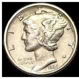 1924-S Silver Mercury Dime CLOSELY  UNCIRCULATED