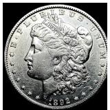 1892-O Silver Morgan Dollar NEARLY UNCIRCULATED