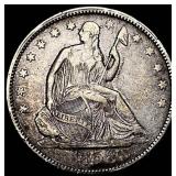 1858 Seated Liberty Half Dollar NEARLY UNCIRCULATE