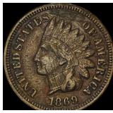 1869 Indian Head Cent LIGHTLY CIRCULATED