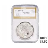 1923-S Silver Peace Dollar PGA MS64
