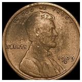 1909-S Lincoln Wheat Cent LIGHTLY CIRCULATED
