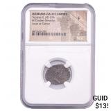 Romano-Gallic TetricusII,AD274 BI Double-Denarius